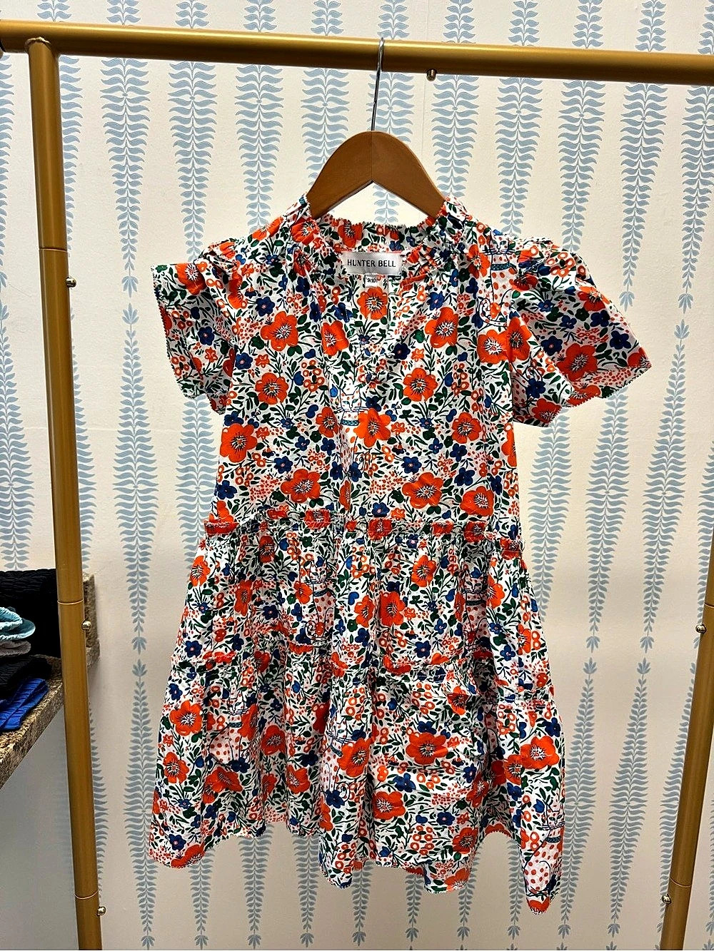 Hunter Bell Kids Merritt Dress Girls Floral Dress Size 9/10